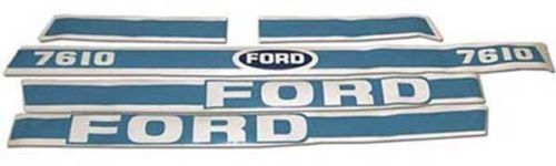 Ford 7610 tractor decal set - ford,